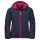 Jack Wolfskin Softshelljacke Fourwinds (wind-& wasserabweisend) nachtblau/pink Kinder